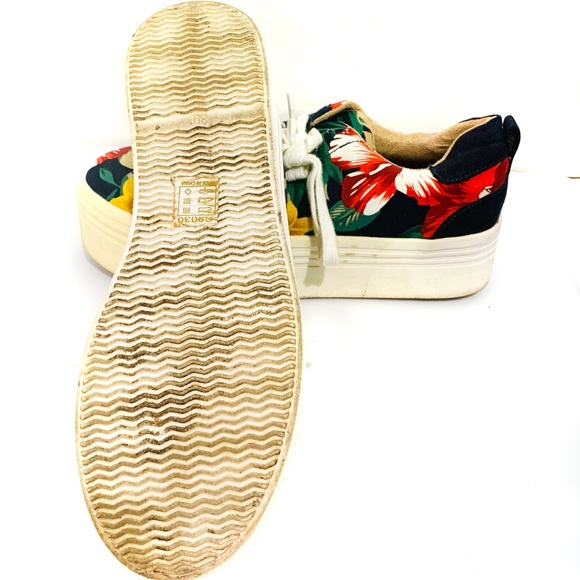 Corina Floral Platform Sneakers - Picture 3 of 4